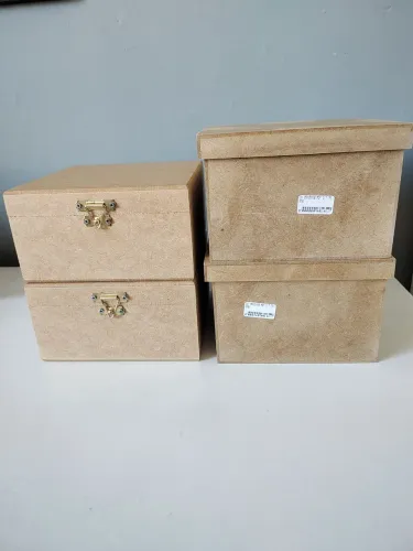4 caixas em MDF