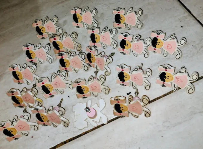 Puxador de gaveta, guarda roupa, infantil feminino 