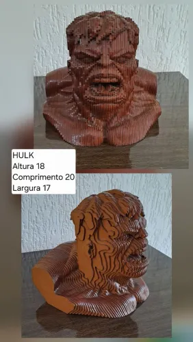 Busto 3D MDF HERÓIS MARVEL E LIGA DA JUSTIÇA 
