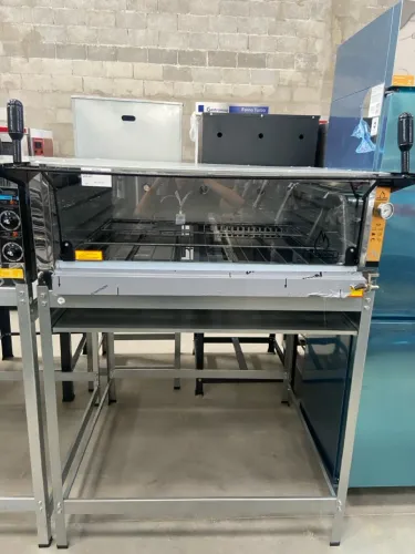 FORNO GUILHOTINA 95X95 A GÁS 1 CÂMARA FR LAT AÇO - METALMAQ