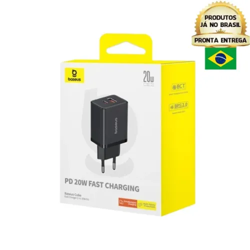 Carregador Baseus Cube 20W Fast Charging