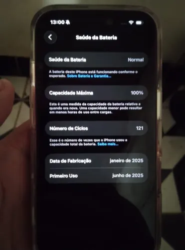 iphone 16, 0 marcas de uso, câmeras tudo ok, face id pegando, todo bom, 