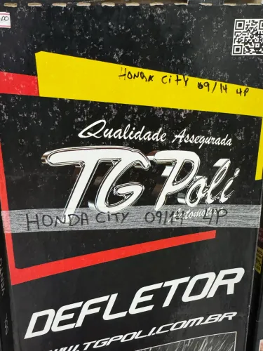 Calha de chuva tg poli Honda city 09/14 4p na promoção 