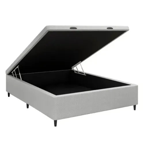Base Box Casal com Baú Premium Novo FRETE GRÁTIS