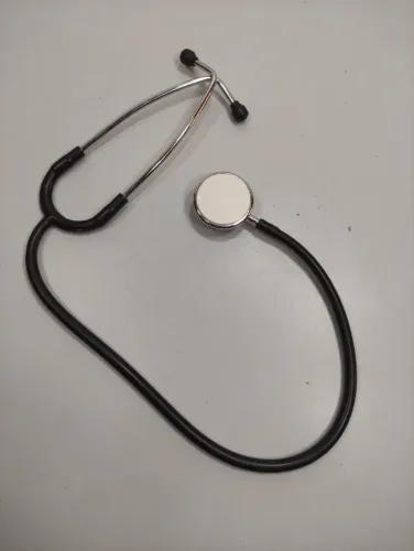 Estetoscópio Nawa Sp Funcionando Ok 6bq Preto (Usado)