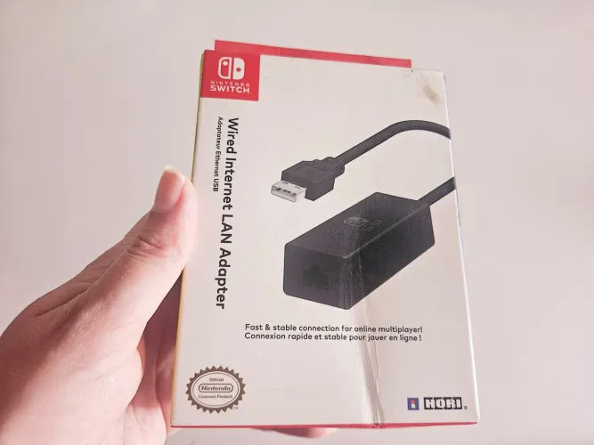 Adaptador de Rede Lan para Nintendo Switch - Original - Hori