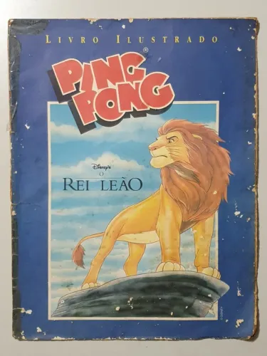 Álbum De Figurinhas Ping Pong O Rei Leão