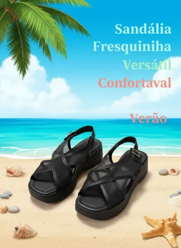 Sandália feminina para esse verão 