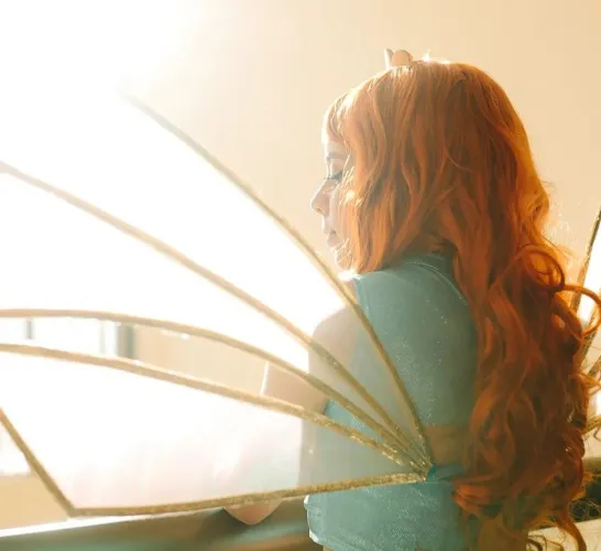 Cosplay Fantasia Asas Bloom Winx