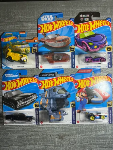 Lote 6 Hot Wheels 