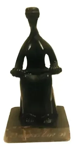 Estatueta Em Resina - Lembrança De Brasília - Justiça - Stf (Usado)