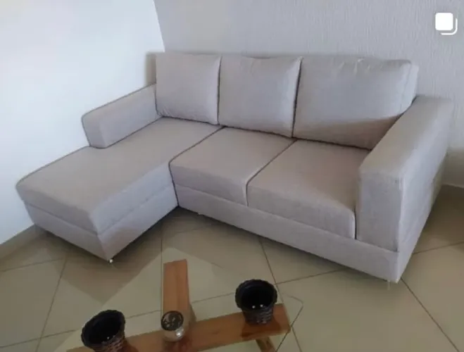 Sofá chaise disponível a pronta entrega