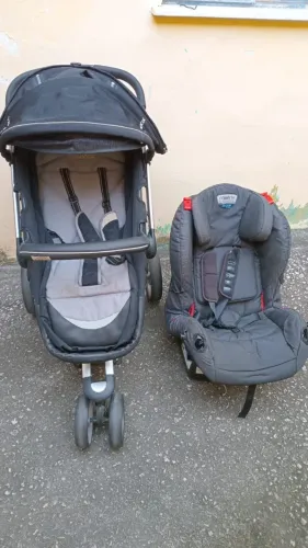 Carrinho de bebê + bebê conforto+ cadeirinha para carro