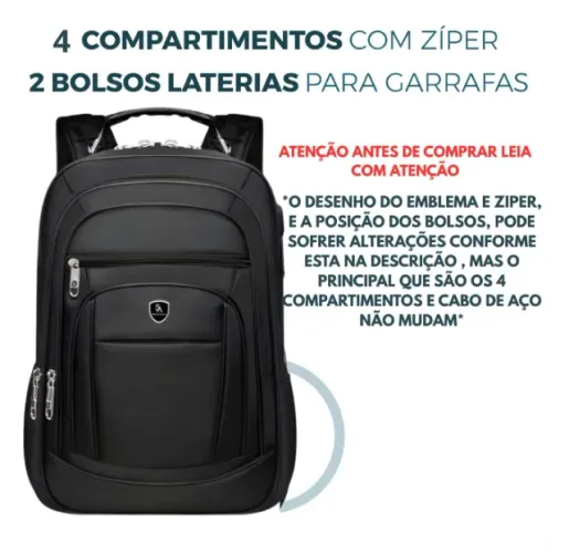 Mochila nova, impermeável, alça reforçada!