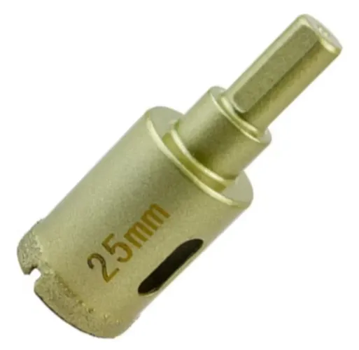 Broca Diamantada 25mm para Porcelanato e Cerâmica 