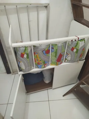 Berço em Mdf,incluso colchão l!