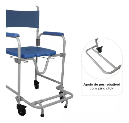 Cadeira de Rodas D45 Dellamed - Leve, Confortável e Resistente!