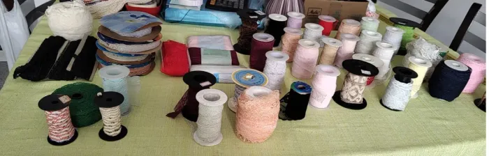 Lote de Rendas de Nylon para Artesanato/Armarinhos