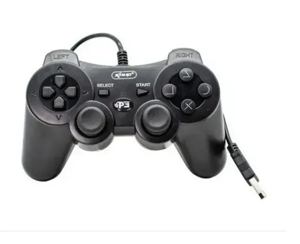 CONTROLE P/ PS3 / PC COM FIO KP-4123A