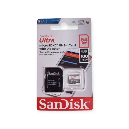 Cartão de Memória SanDisk 64GB 