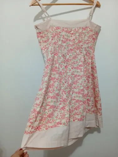 lindo vestido estampado final de tarde 