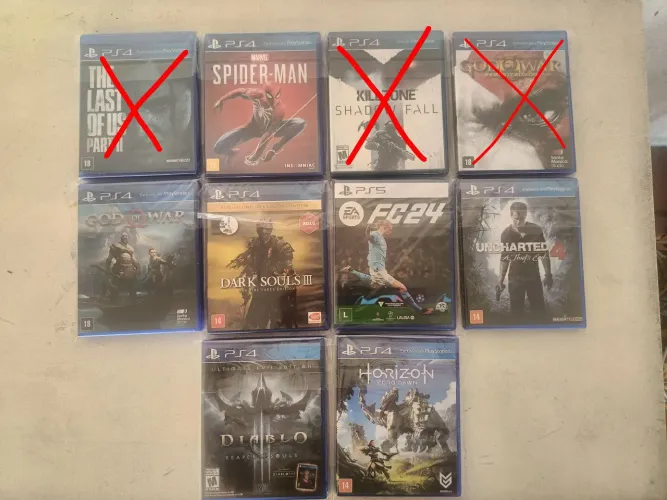 Jogos PS4/PS5 a partir de R$50