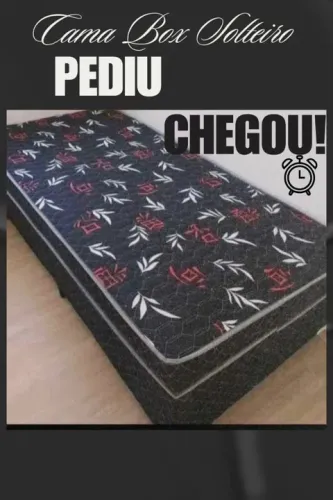 Cama Box Solteirão - Produto novo Lacrado