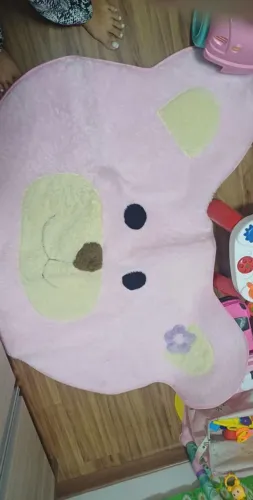 Tapete Infantil Ursinho Rosa