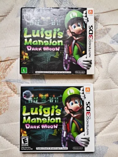 Luigi's Mansion Dark Moon - Nintendo 3ds - Com luva, encarte  e manual
