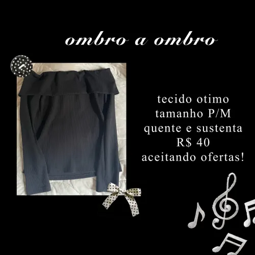 Ombro a ombro Coquette Delicada