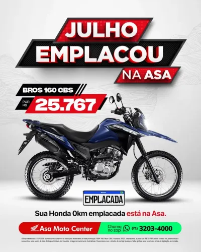 Bros160 linha 2026