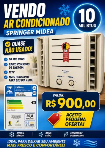 Ar  condicionado 10mil btus 