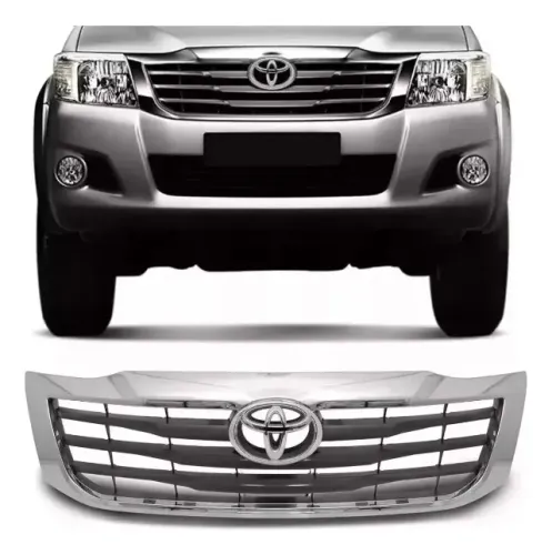 Grade Dianteira Hilux 2012 2013 2014 2015 Preto Fosco