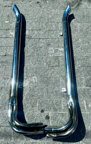 Par escape lateral cromado shelby cobra , hor rod 4300reais