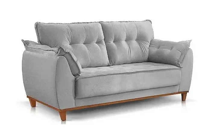 SOFA 3 LUG ESPANHA LINHO CINZA r98