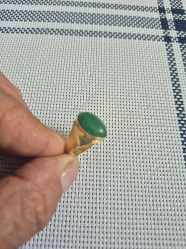 Anel de ouro 18 k com 6,5 g valor 3.500