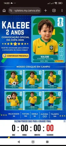 CONVITES DIGITAIS PERSONALIZADOS ?