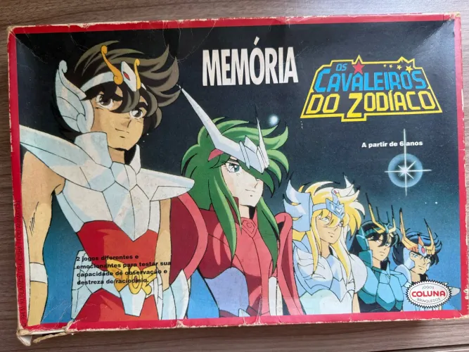 Jogo da memória Cavaleiros do Zodíaco anos 90