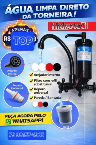 Purificador de Água + Torneira