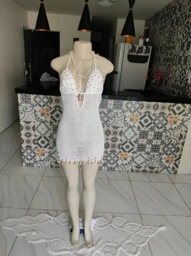 Vestido de crochê ?