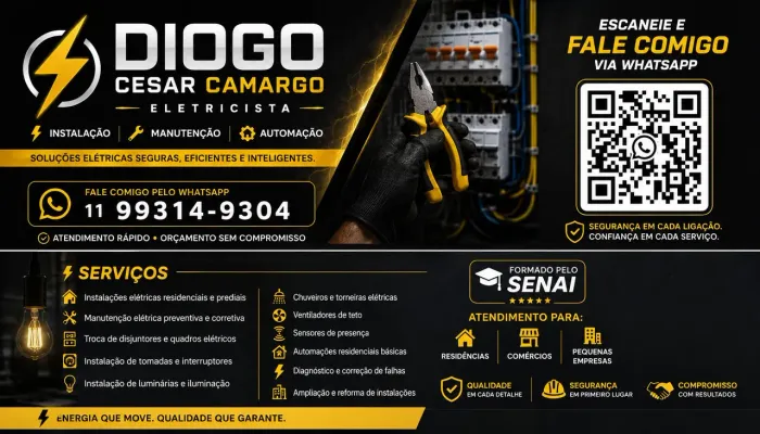 Eletricista Residencial e Predial