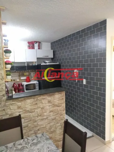 Apartamento à venda no Condomínio Santa Monica em Guarulhos com excelente acabamento e loc