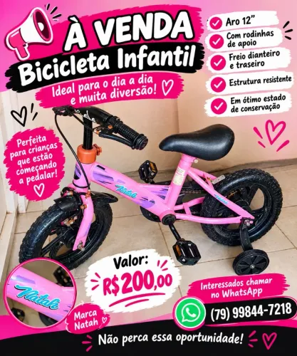 Bicicleta infantil