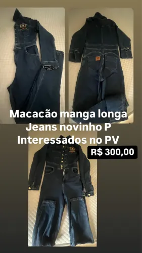 Macacão jeans