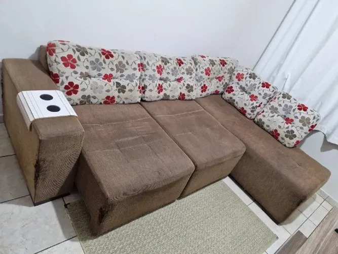 Sofa 2 lugares com chaise
