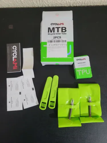 Kit Câmaras de ar TPU Cyclami + Kit de remendo de TPU Cyclami