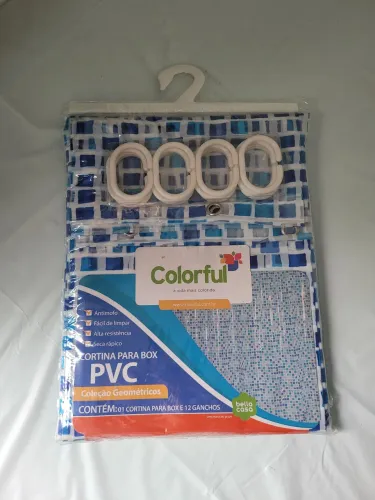 Cortina para box PVC