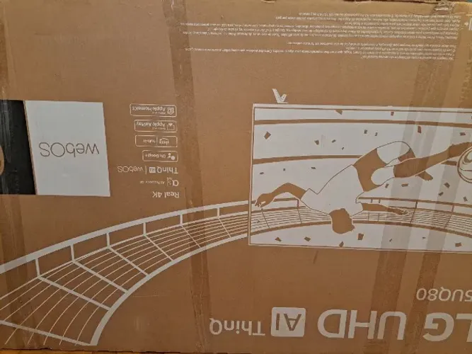 Tv 65 pol chegou com tela trincada, nunca funcionou e a LG não quis buscar