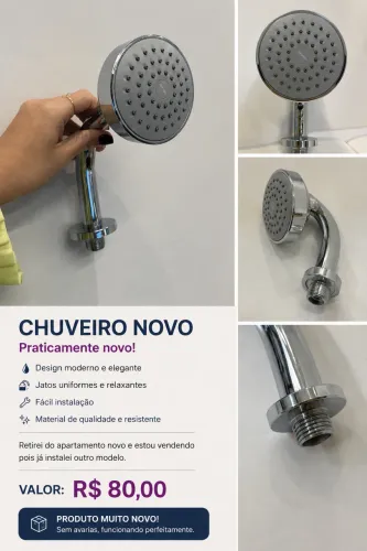 Chuveiro INCEPA - praticamente novo