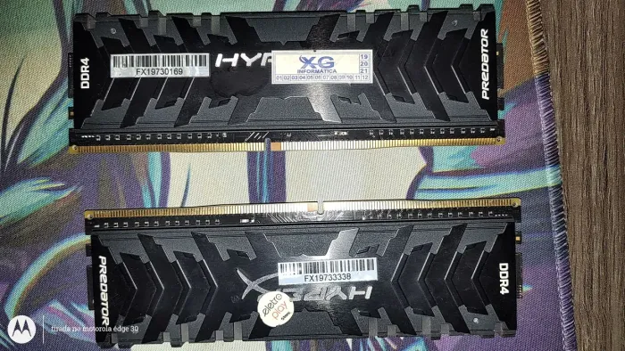 Memória ram Hyperx 3200 RGB 2x8